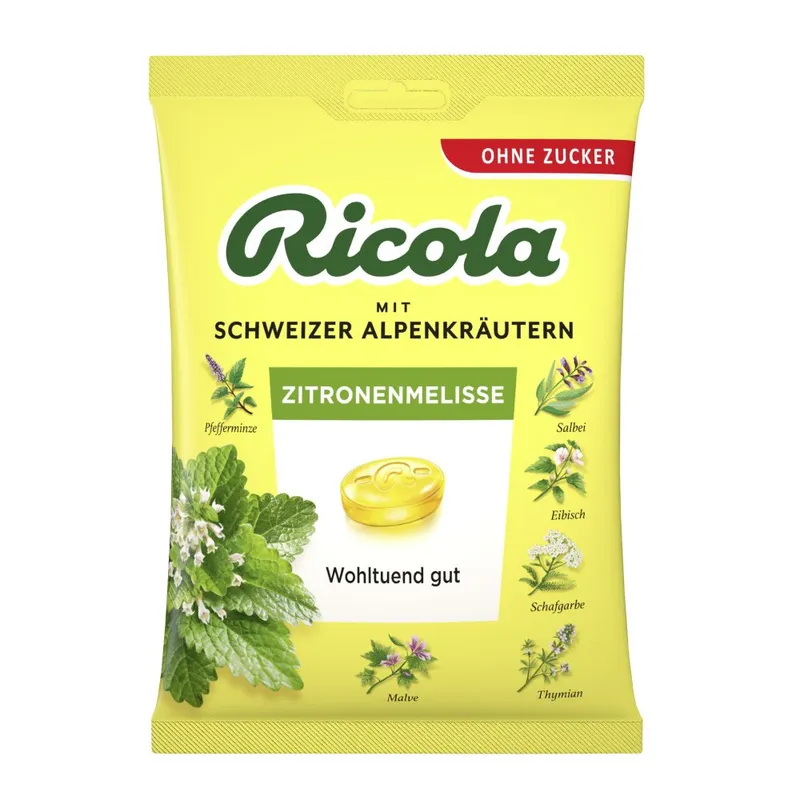 MARVECS GmbH - Marketing-Vertrieb-Consulting-Service MARVECS GmbH - Marketing-Vertrieb-Consulting-Service Ricola Zitronenmelisse zuckerfrei 75 g Bonbons – Produktbild 1 von 1
