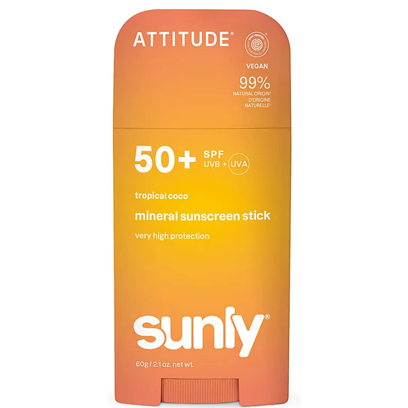 Attitude Attitude Sunly Sonnenschutzstift LSF50 für Gesicht & Körper - Kokos – Produktbild 1 von 1