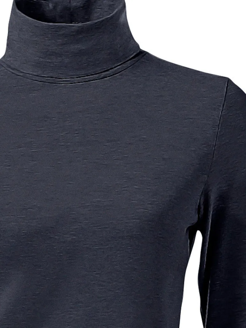 heine Rollkragenshirt marine, Marine, – Produktbild 1 von 2