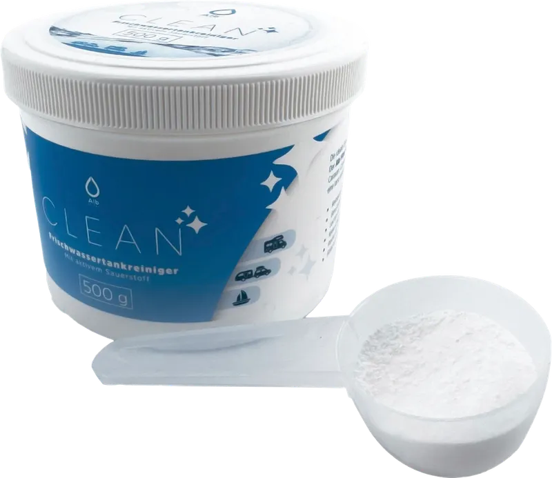 Alb Filter Alb Filter Wassertank Alb Clean Frischwassertank-Reiniger, mit aktivem Sauerstoff, 500 g, Blau|weiß, – Produktbild 1 von 5