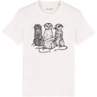 LIGARTI LIGARTI T-Shirt – Erdmann Gang, Cremeweiß, – Produktbild 2 von 5