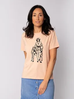 watapparel watapparel T-Shirt Frauen Cowgirl – Produktbild 1 von 1
