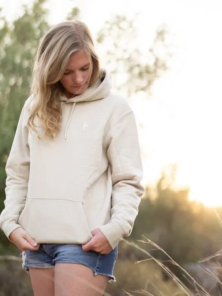 FUXBAU FUXBAU fux Hoodie, Beige, – Produktbild 3 von 4