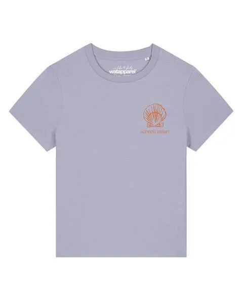 watapparel watapparel T-Shirt Frauen Salt Water Therapy, Lavender, – Produktbild 1 von 4