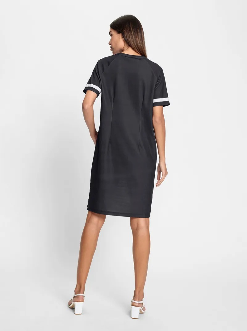 heine Jerseykleid, Schwarz-weiß-bedruckt, – Produktbild 2 von 2