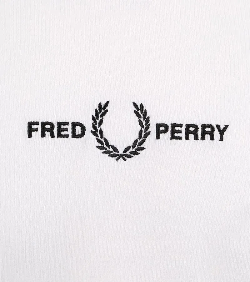 Fred Perry Fred Perry T-Shirt M4580 Weiß - Größe XXL, Weiß, – Produktbild 3 von 4