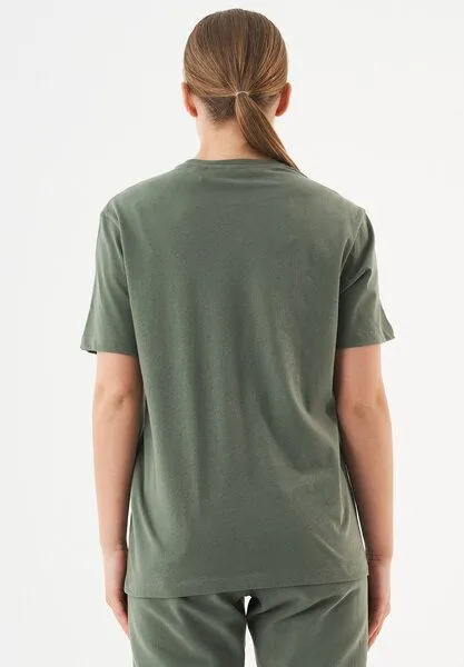 ORGANICATION ORGANICATION ESSENTIALS-TILLO-Unisex Basic T-Shirt aus Bio-Baumwolle, Olive, – Produktbild 4 von 4