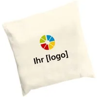 Anti-Stress-Kissen natur inkl. 1-4-farbigem Aufdruck 12 x 12 cm, Lavendelfüllung – Produktbild 1 von 1