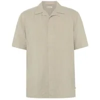 KnowledgeCotton Apparel KnowledgeCotton Apparel Lockeres Kurzarmhemd MOSS aus Ecovero und Bio-Leinen – Produktbild 1 von 1