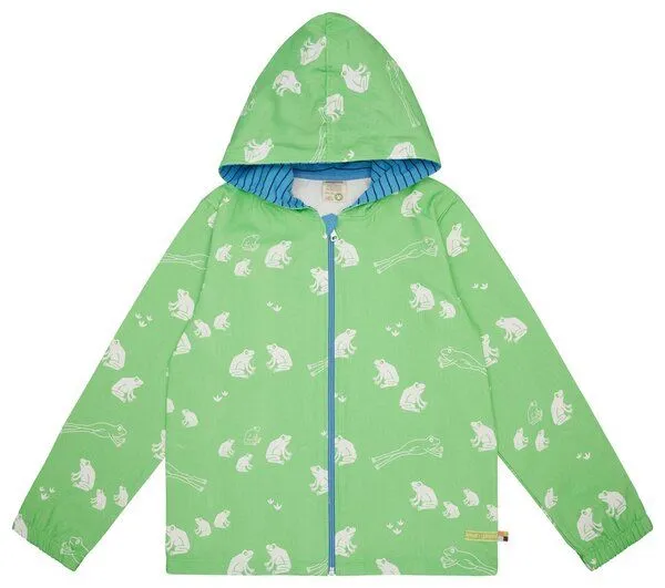 loud + proud loud + proud Kinder Outdoorjacke, GOTS-zertifiziert, Opal(grün), – Produktbild 1 von 2