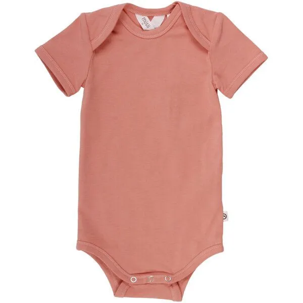Müsli by Green Cotton Müsli by Green Cotton Kurzarm Body Bio GOTS zertifiziert, Dark peach, – Produktbild 1 von 1