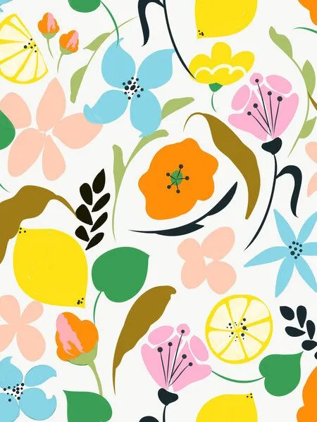 Photocircle Photocircle Poster / Leinwandbild - Lemon Botanicals – Produktbild 1 von 4