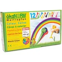 Ökonorm ökoNORM Maltropfen, Wachsmalstifte für Kinder 12er-Packung – Produktbild 1 von 1