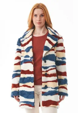 ORGANICATION ORGANICATION Teddy-Jacke aus recyceltem Polyester – Produktbild 1 von 1