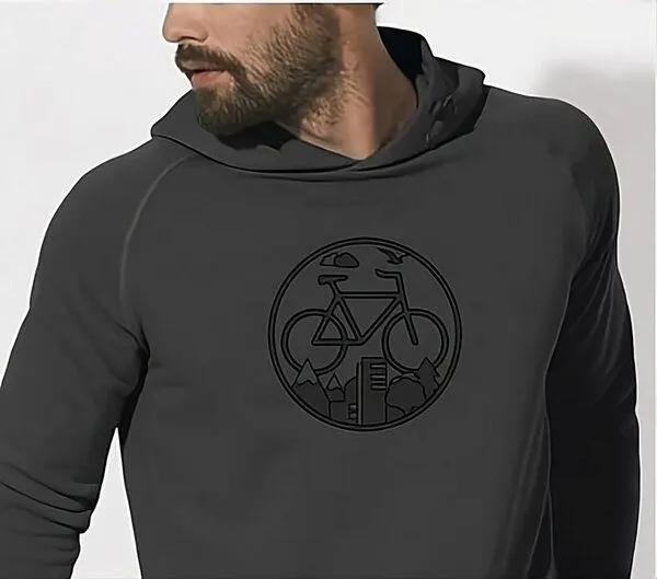 Picopoc Picopoc Fahrrad Hoodie, Grau, – Produktbild 2 von 4