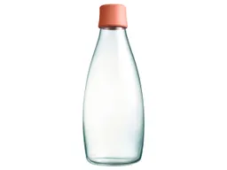 retap retap Trinkflasche 0,8 l aus Glas peach – Produktbild 1 von 1