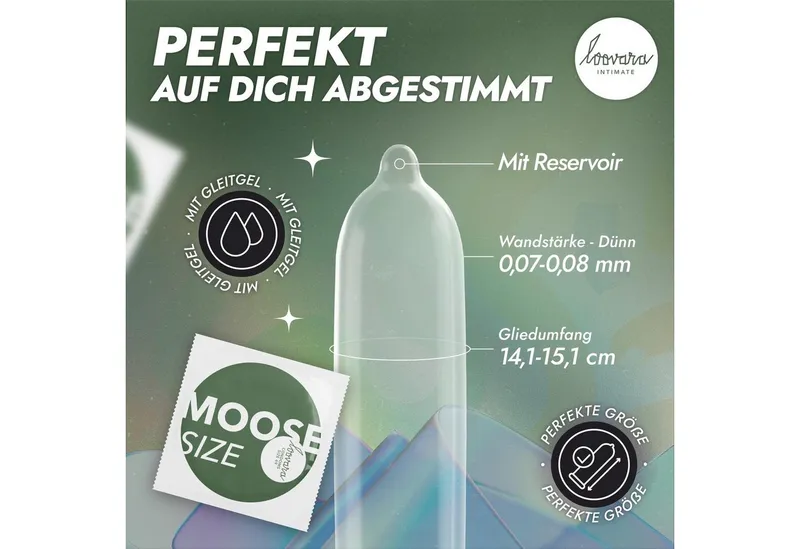 Loovara Loovara Kondome Loovara Kondome, individuelle Größen 47-69 mm, vegan, hauchzart, Weiß, – Produktbild 6 von 7