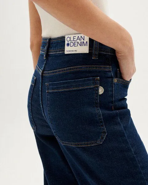 thinking mu thinking mu Hose Theresa, Denim (dunkelblau), – Produktbild 4 von 4