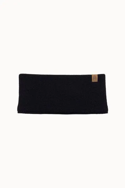 Kopyto Kopyto COYOTE - Plüsch Stirnband aus 100% Merinowolle RWS-zertifiziert Eco, Schwarz, – Produktbild 1 von 5