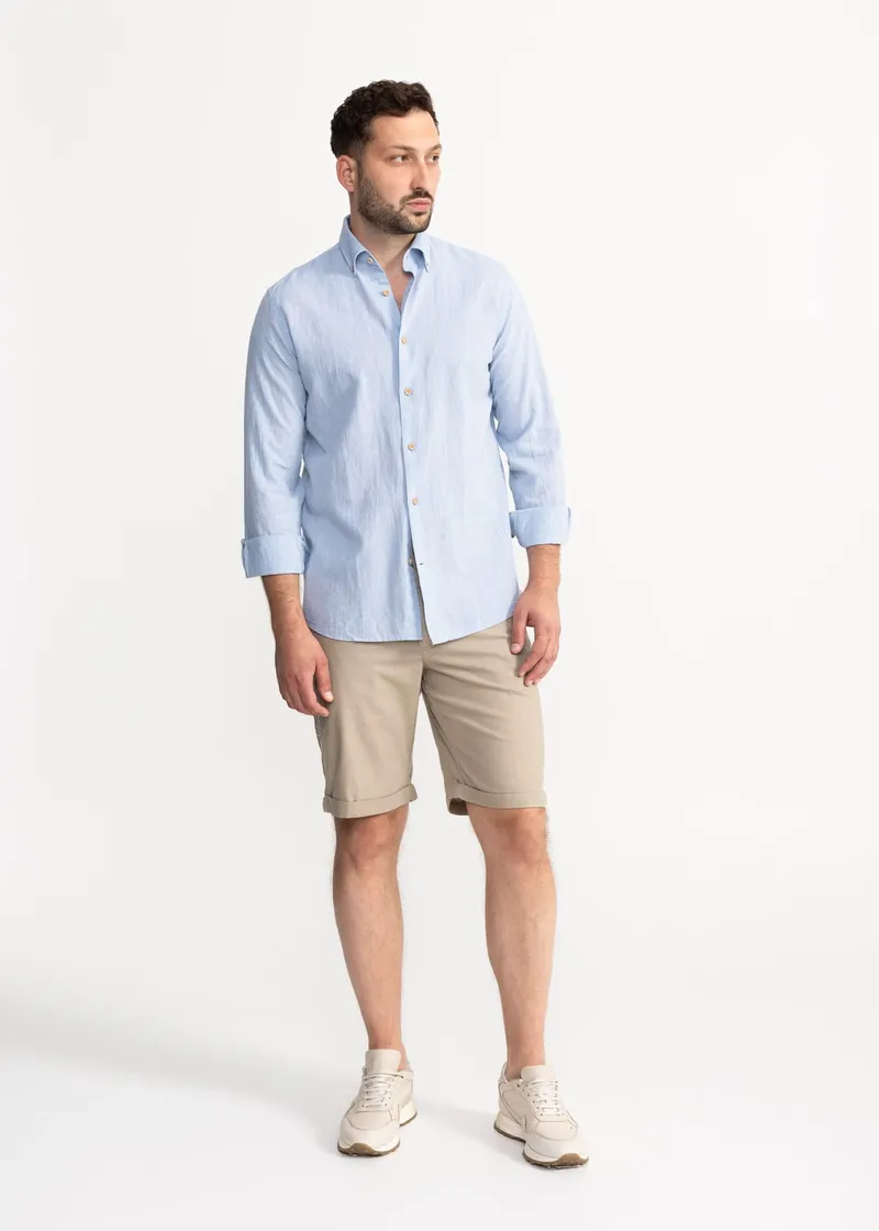 De IONESCU De IONESCU Herren vegan Shorts Carpatica, Beige, – Produktbild 1 von 2
