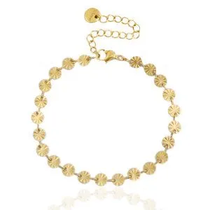 ELEKTROPULLI Armband in ca. 20cmx1mm (inkl. 5cm Verlängerungskette) von Elektropulli, Gold, – Produktbild 1 von 1