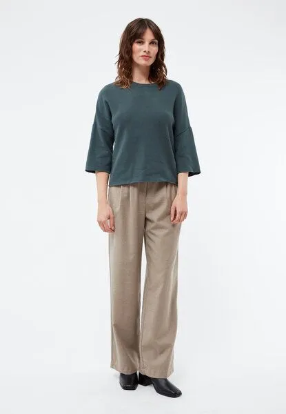 Givn Berlin Givn Berlin Damen Sweater aus recycelter Baumwolle "Sona", Green, – Produktbild 2 von 4