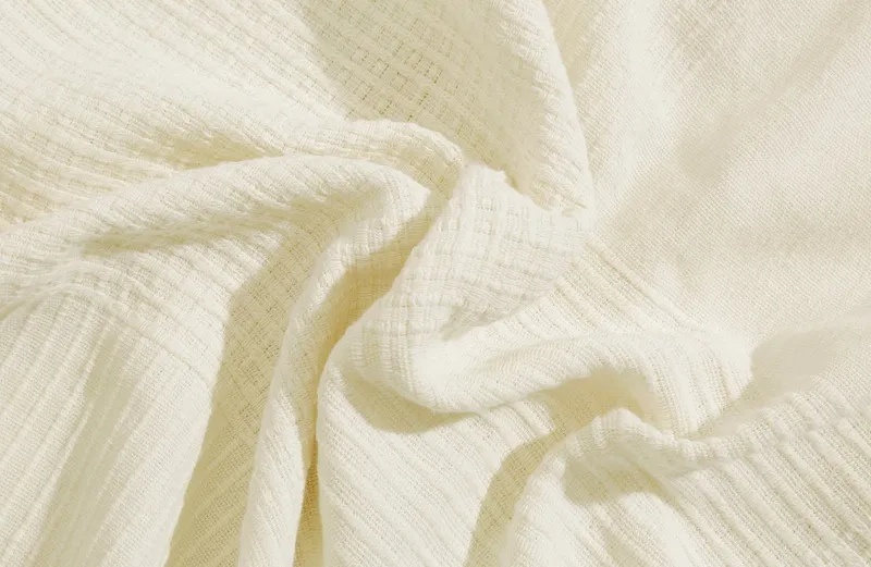OTTO home Tagesdecke Mira, leichte Tagesdecke aus 100% Baumwolle, uni Überwurf, ohne Füllung, Beige, – Produktbild 3 von 4