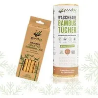 pandoo Bambus Set - pandoo Bambus Tücher und Cocktail-Strohhalme – Produktbild 1 von 1