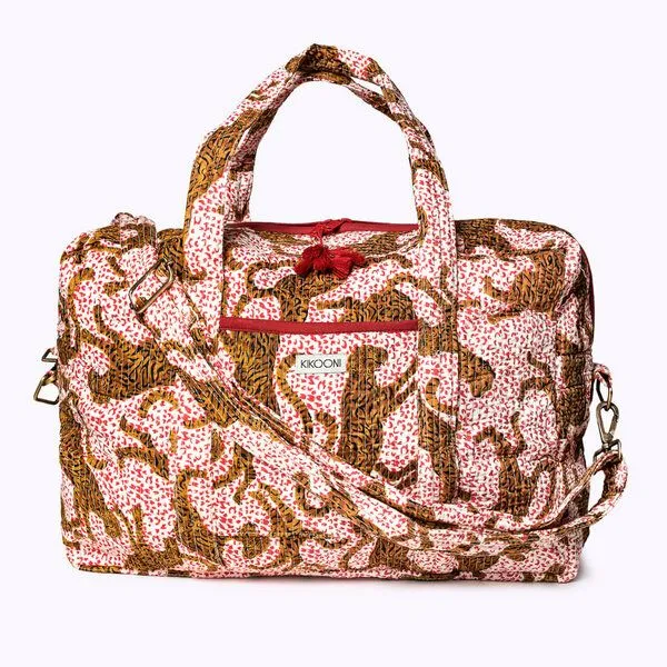 KIKOONI KIKOONI handgefertigte große Reisetasche TRAVELER BAG, H.leopard, – Produktbild 1 von 4