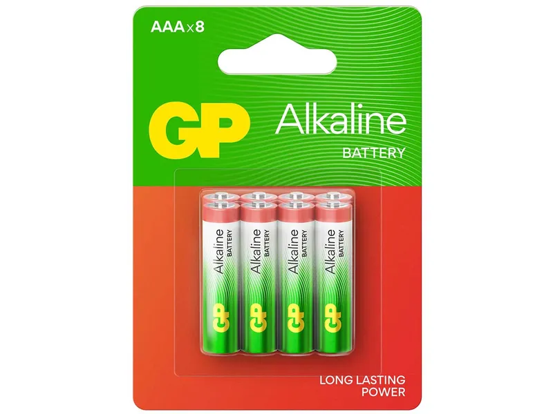 8er-Pack GP Battery Alkaline Batterie AAA 1,5 V – Produktbild 1 von 1