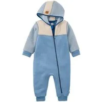 hessnatur hessnatur Softfleece Overall Regular aus reiner Bio-Baumwolle, Rivierablau, – Produktbild 1 von 1