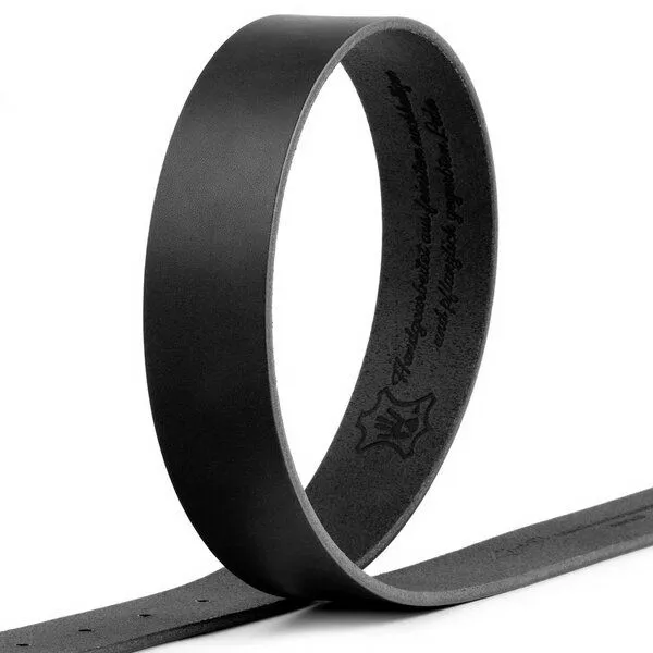 Simaru Simaru Leder-Gürtel Amsterdam, Schwarz, – Produktbild 2 von 2