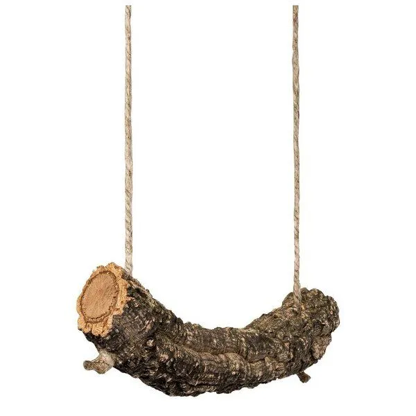 Kork-Deko Kork-Deko Naturkork-Ast als Vogel-Schaukel | Kork-Sitzstangen als Schaukel | ⌀ 2,5 - 5 cm – Produktbild 2 von 6