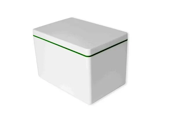 ajaa ajaa Die längliche Aufbewahrungsbox aus Biokunststoff 2,1 l, Lime, – Produktbild 2 von 4