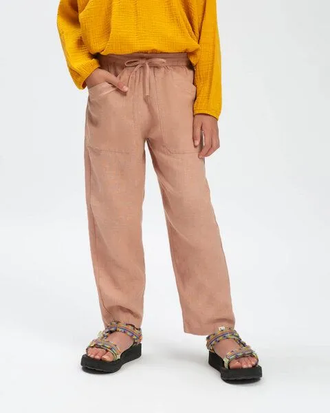 MATONA Matona Atmungsaktive Leinenhose für Kinder / Garden Pants, Rose, – Produktbild 1 von 4
