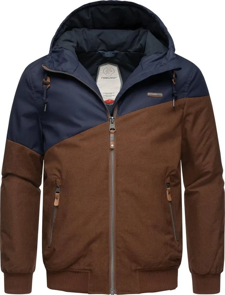 ragwear ragwear Winterjacke Wings stylische Herren Outdoorjacke mit großer Kapuze, Braun, – Produktbild 2 von 3