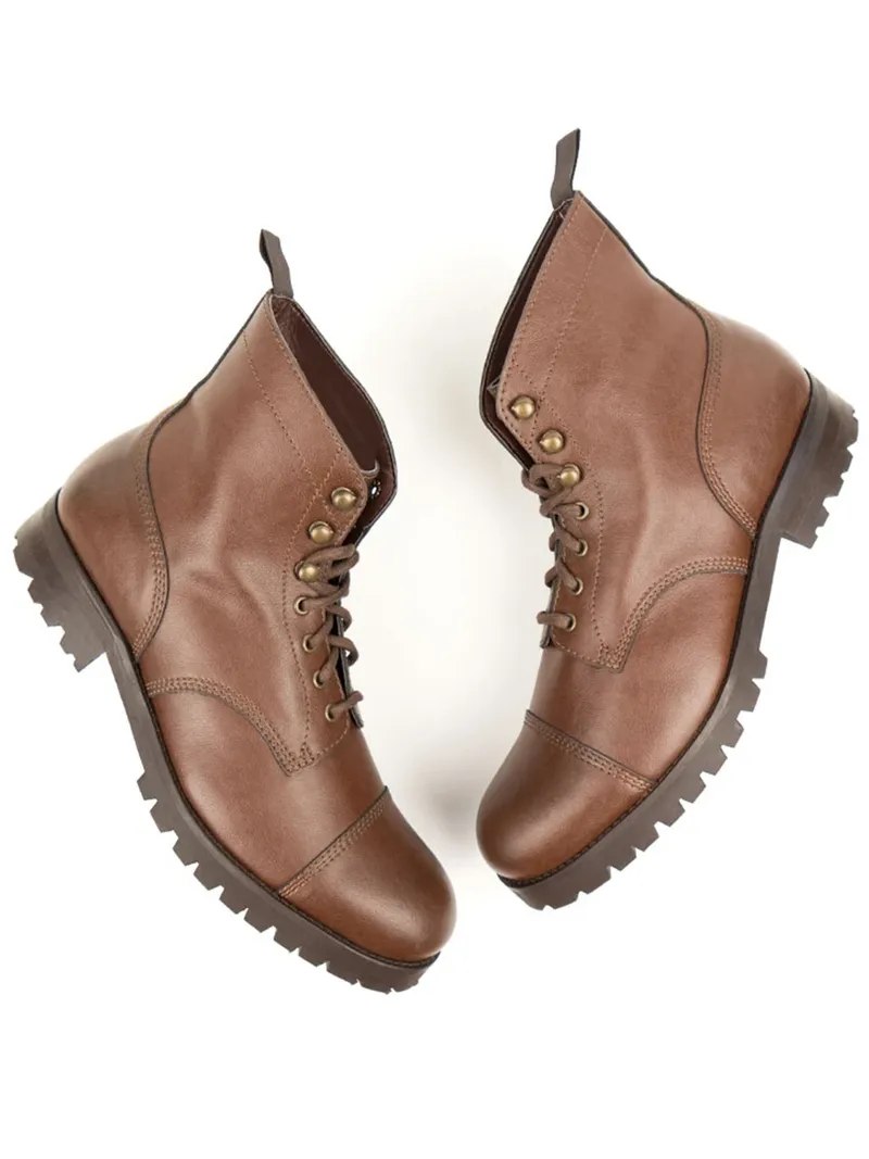 Will's Vegan Store Will's Vegan Store Herren vegan Stiefel Work Boots Braun, Braun, – Produktbild 2 von 2