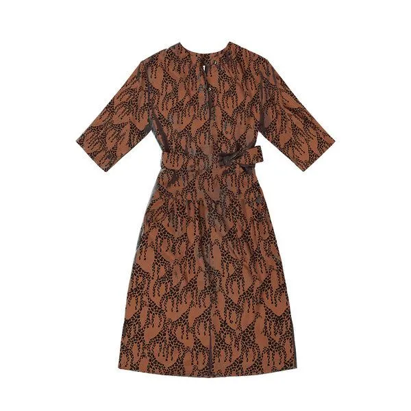 WiDDA berlin WiDDA berlin Hemdblusenkleid mit Giraffenprint aus ECOVERO® – Produktbild 1 von 4