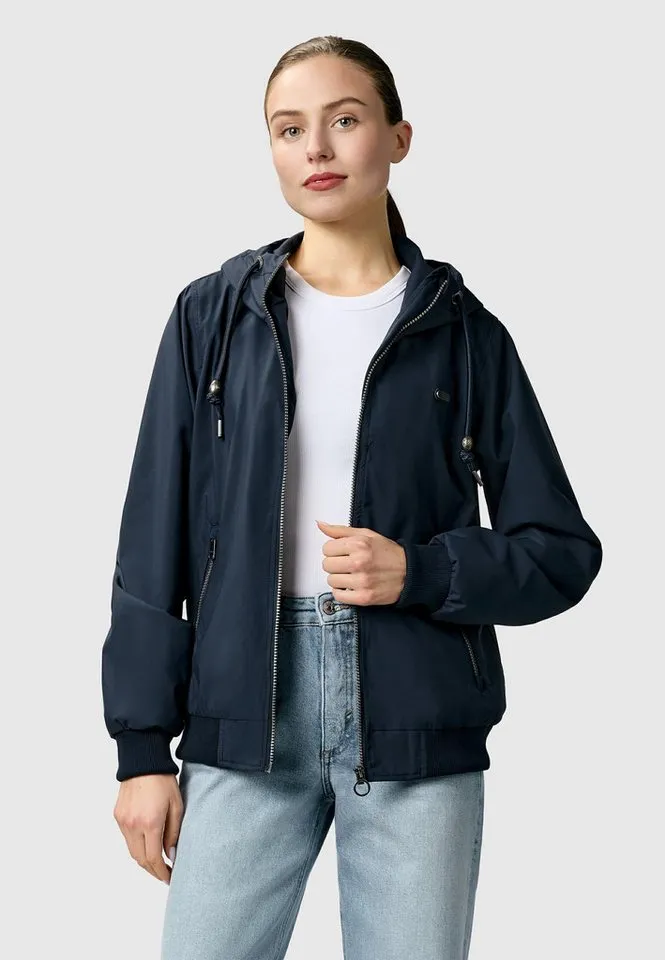 ragwear ragwear Outdoorjacke Nuggeta Summer YOUMODO Lässige Übergangsjacke mit Kapuze, Blau, – Produktbild 5 von 5