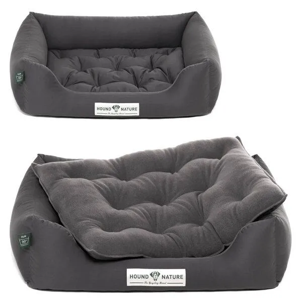 HOUND & NATURE HOUND & NATURE Öko Hundebett ZÜRICH, Grau, – Produktbild 6 von 6