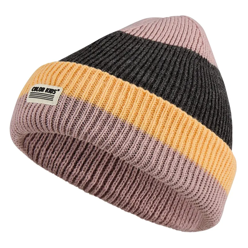 color kids BEANIE W. WOOL & CONTRAST – Produktbild 1 von 1