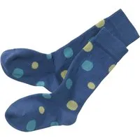 grödo Kinder Kniestrümpfe blau-gepunktet Gr.1-2, Mehrfarbig, – Produktbild 1 von 1