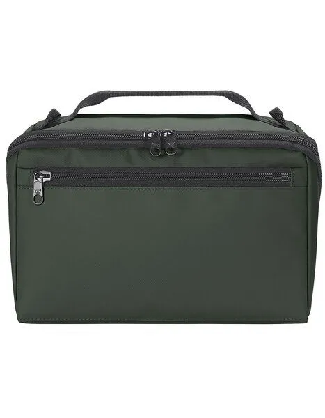 Halfar Halfar Kulturtasche Reißverschlusstasche aus recyeltem Polyester für viele Einsatzbereiche, Schwarz, – Produktbild 2 von 3