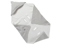 HANS NATUR Einschlagdecke Babyschale Bio-Baumwolle grey melange Maße 75 x 75 cm – Produktbild 1 von 1