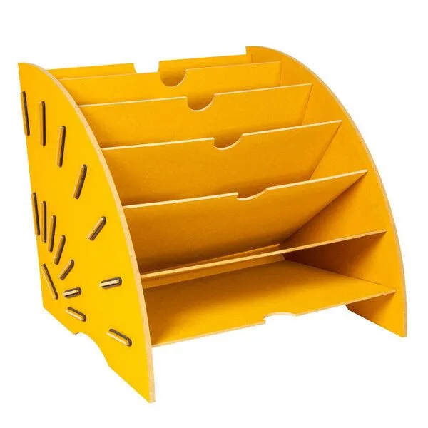 WERKHAUS WERKHAUS Magazin Organizer, Goldgelb, – Produktbild 1 von 7