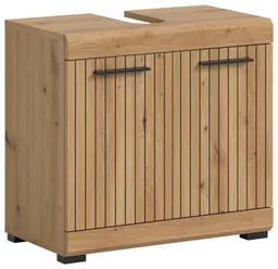 xonox.home Waschbeckenunterschrank in Artisan Eiche Nachbildung B/H/T: 60x56x34 cm – Produktbild 1 von 1