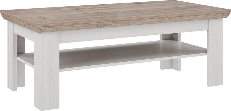 FORTE Couchtisch Iloppa, Breite ca. 120 cm, Weiß, – Produktbild 3 von 5
