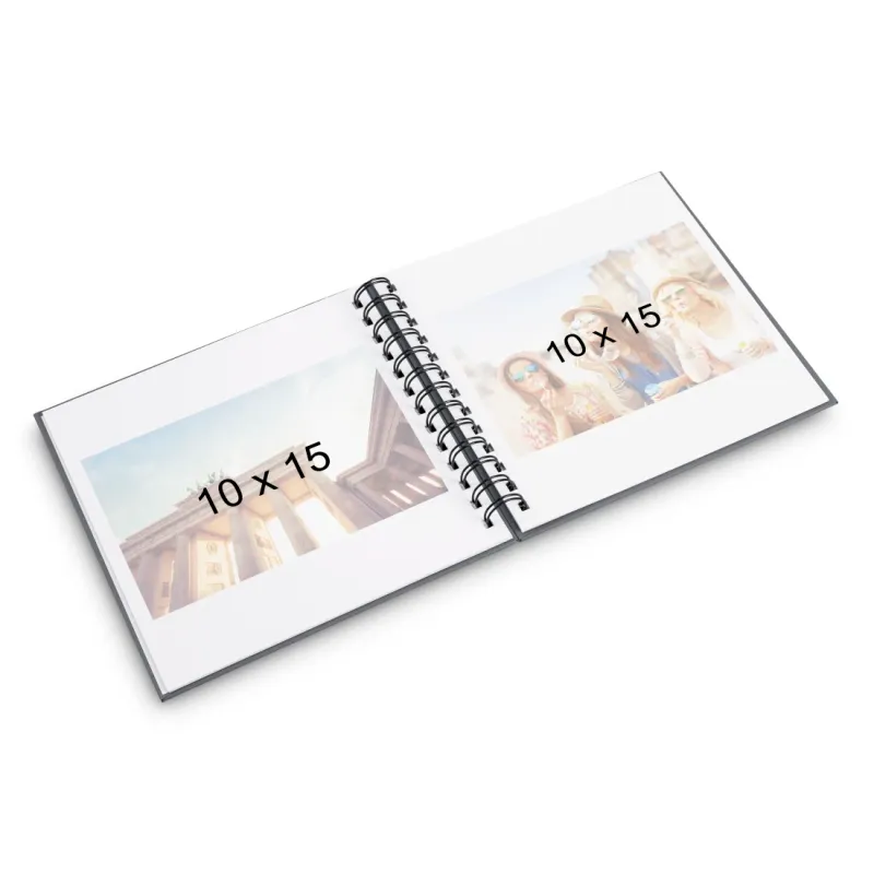 Hama Hama Spiral-Album "Fine Art", 18,5x15 cm, 30 weiße Seiten, New Black – Produktbild 4 von 5