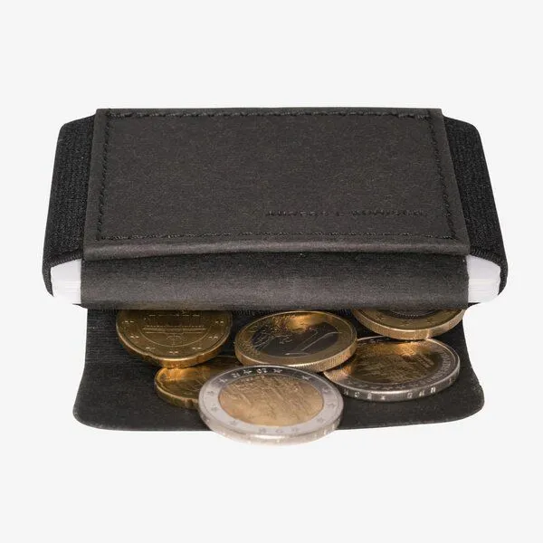ANDERS & KOMISCH ANDERS & KOMISCH Kleiner Geldbeutel mit RFID & NFC Schutz - MINI CLASSIC Bundle, Schwarz/grau, – Produktbild 4 von 4