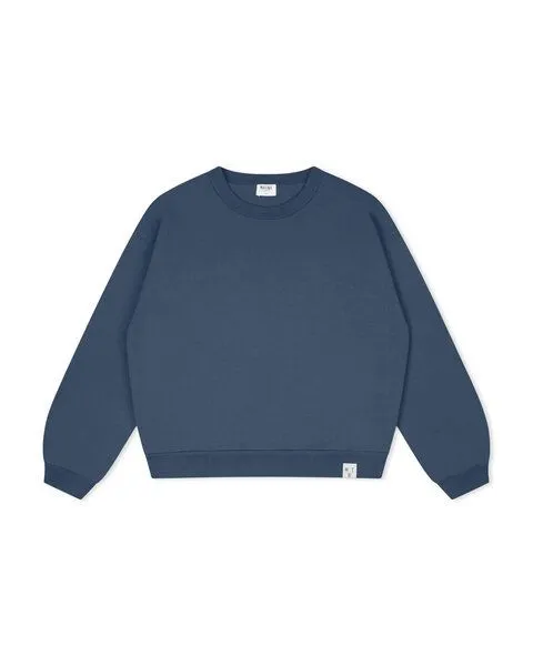 MATONA Matona Sweatshirt für Frauen aus Bio-Baumwolle / Light Sweatshirt, Sail blue, – Produktbild 3 von 3